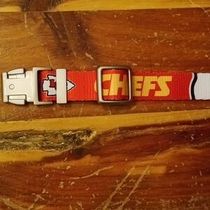 BRAND NEW "KANSAS CITY CHIEFS" Praying PREMIUM DOG COLLAR